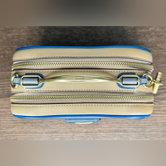 Coach Riley Lunchbox Bag In Colorblock Dark Denim Multi - Picture 7 of 12